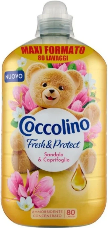 COCCOLINO AMMORBIDENTE 80praní / 1,85L SANDALO & CAPRIFOGLIO (IT)