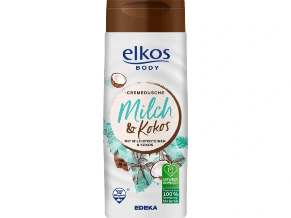 Elkos Kokos & Mléko sprchový krém XL, 400 ml (DE)